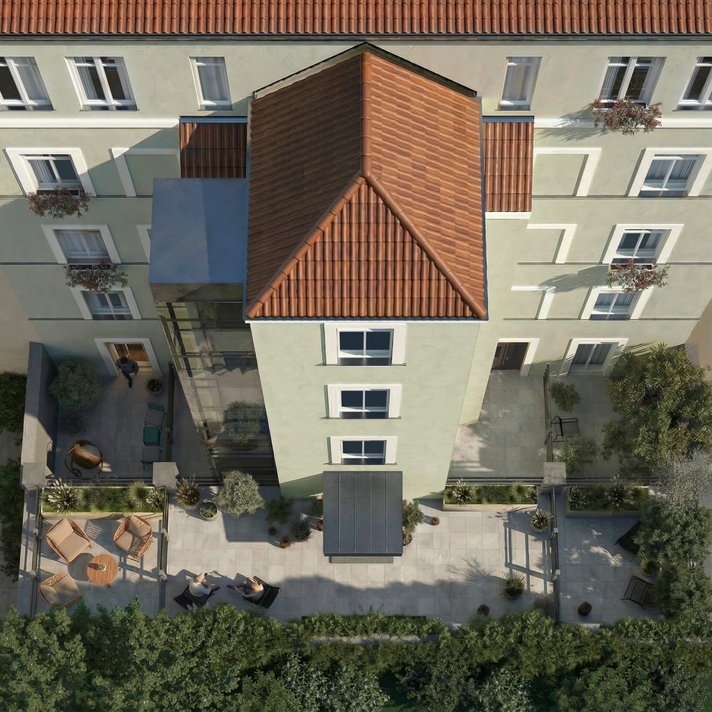 Rezidence Radlická 32 – moderní bydlení v historickém domě na Smíchově, Praha