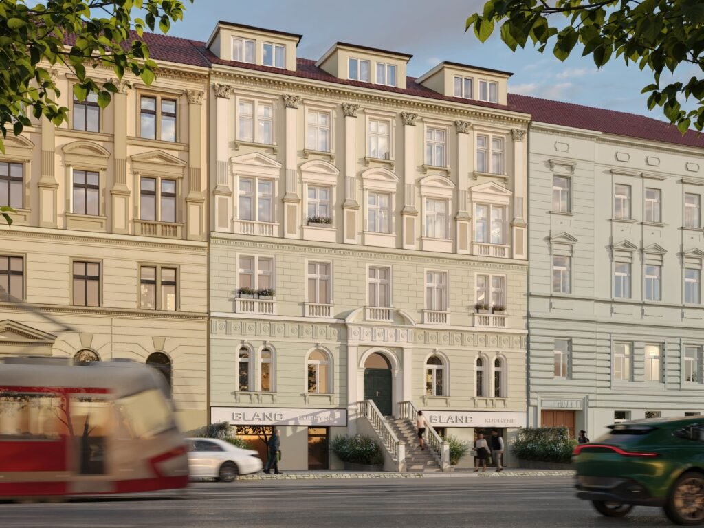Rezidence Radlická 32 – moderní bydlení v historickém domě na Smíchově, Praha