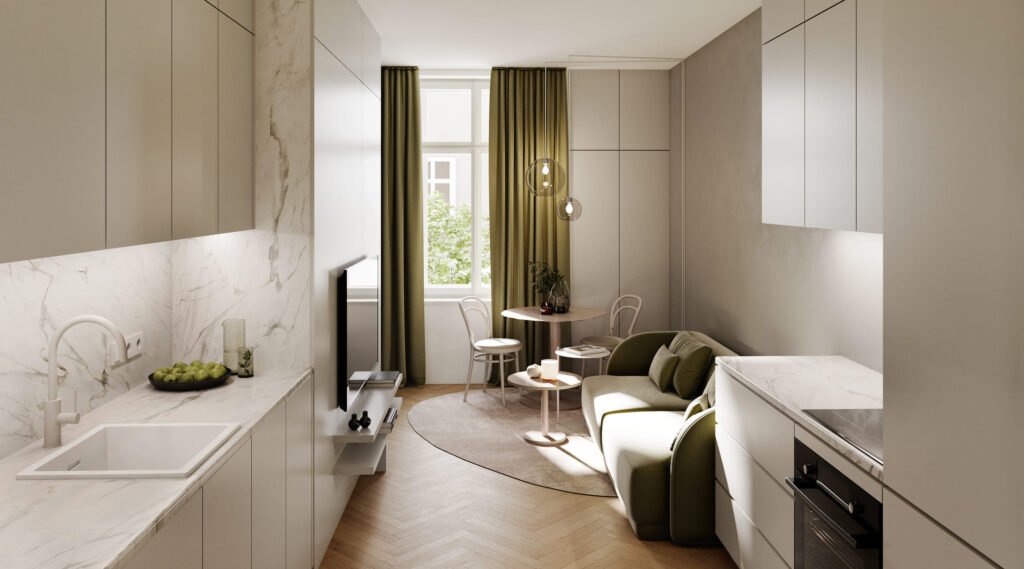 Rezidence Radlická 32 – moderní bydlení v historickém domě na Smíchově, Praha